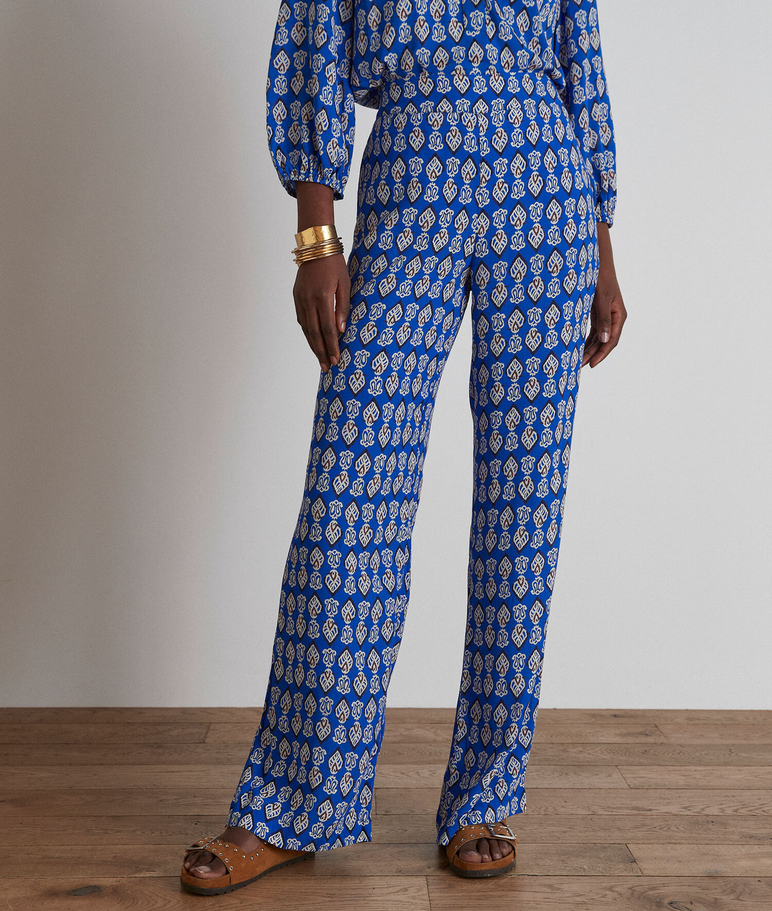 Pantalon large leana
