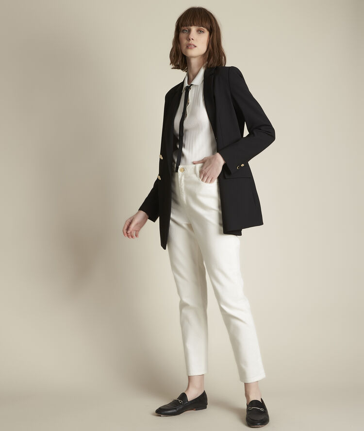 Polo ajour&eacute; romy ecru.