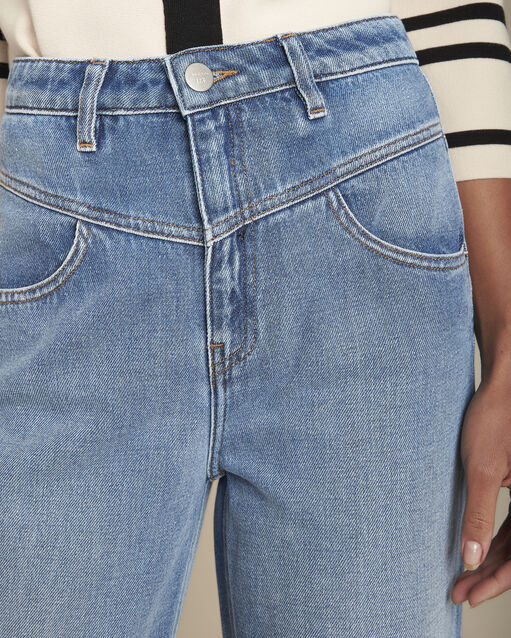 Le vintage straight jean steven glacier.