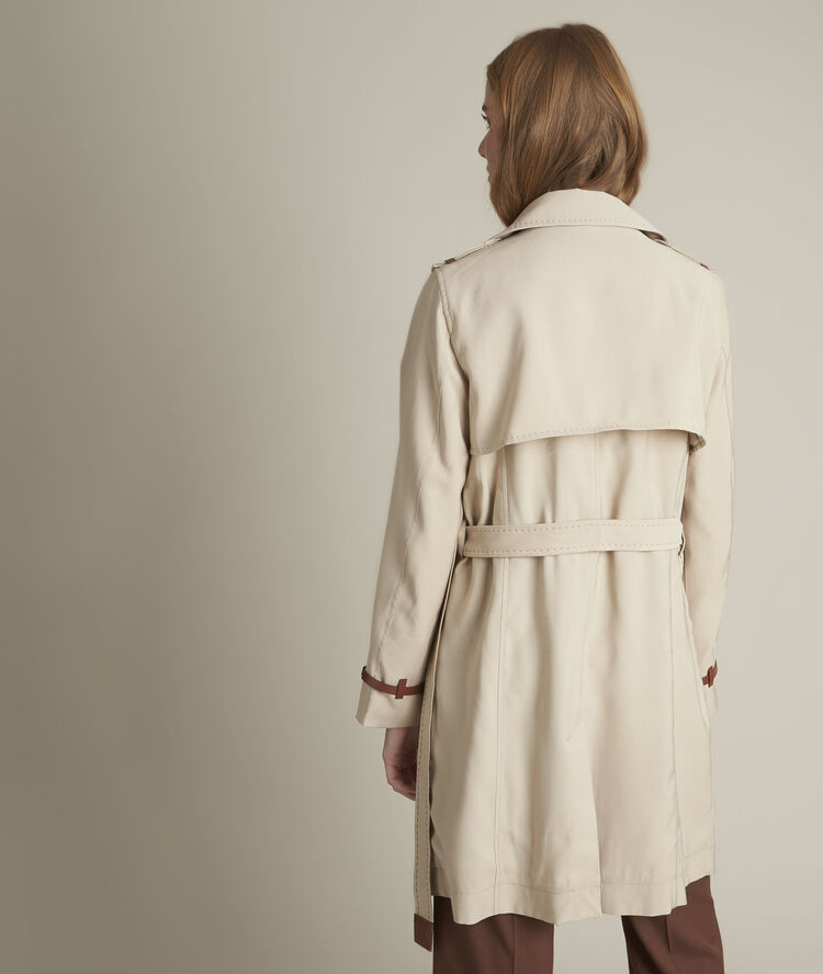 Trench beige ceinturé fanny greige.