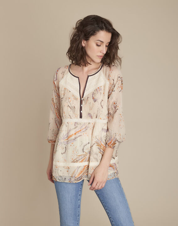 Blouse imprimé fleuri Milo | 1-2-3 Blouse imprimé fleuri Milo PhotoZ | 1-2-3