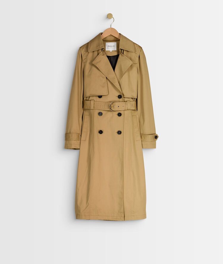Trench long beige samaya beige.