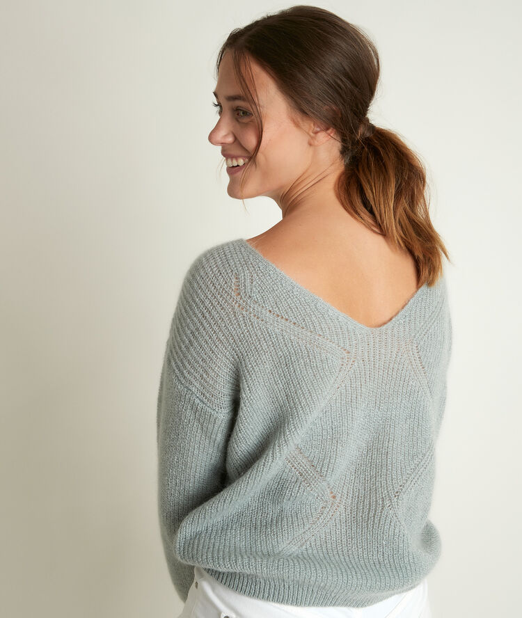 Pull en mohair mélangé ross.