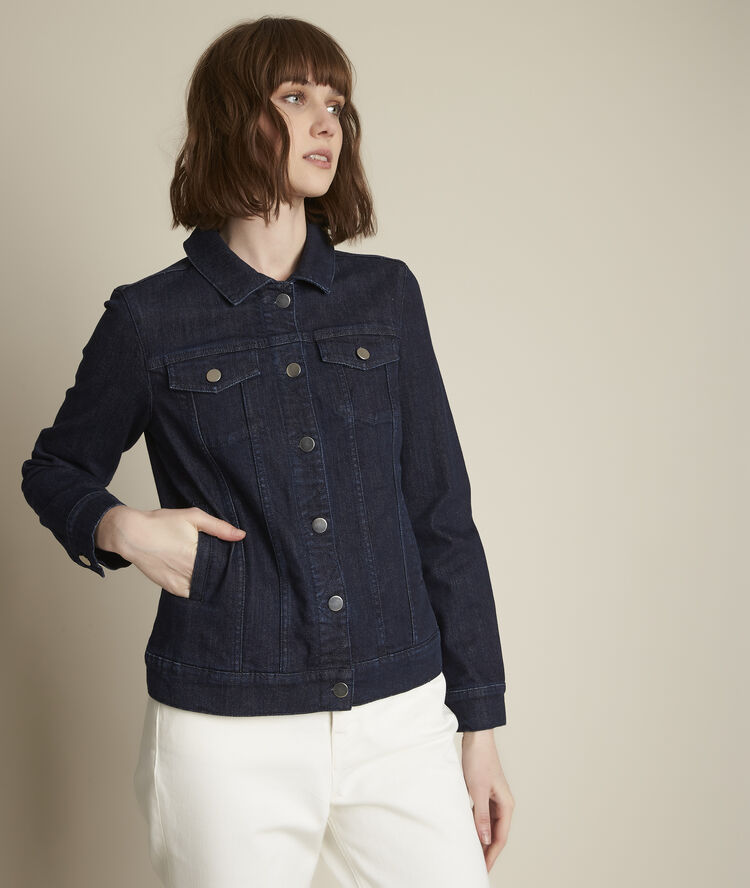 Veste en denim brut clem denim brut.
