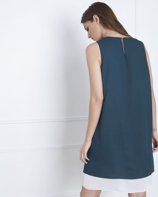 Robe verte détails lurex isola foret.