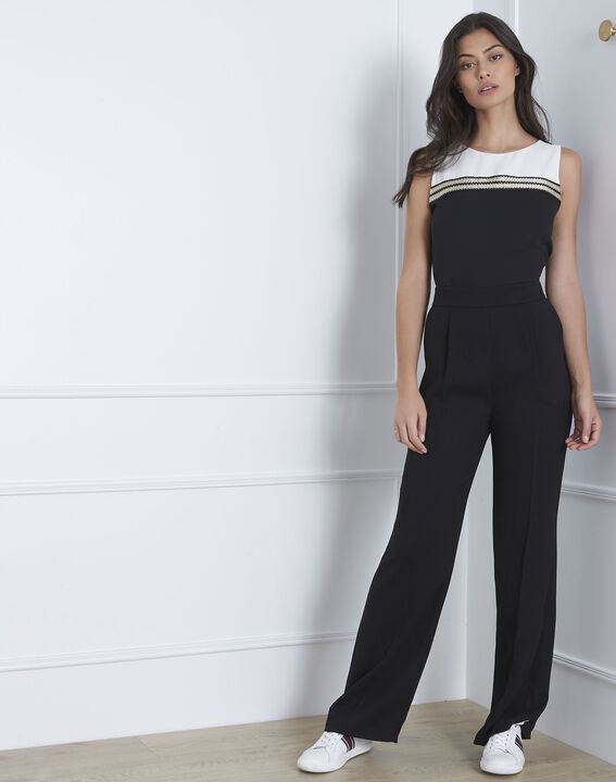 Combinaison noire détails lurex Honey | 1-2-3 Combinaison noire détails lurex Honey PhotoZ | 1-2-3