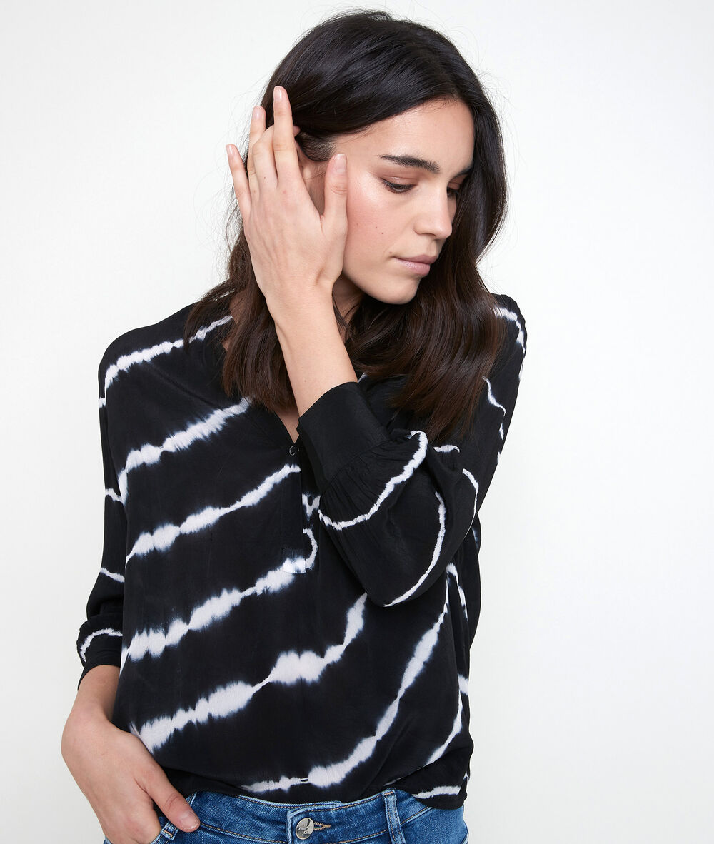 Blouse tie and dye tylia noir.