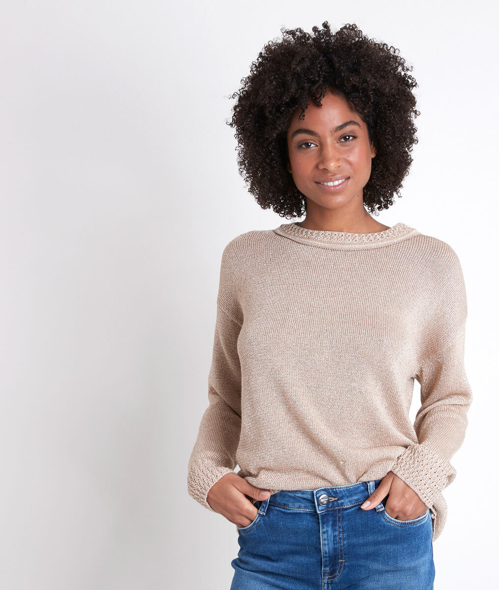 Pull lurex blush Roline | 1-2-3 Pull lurex blush Roline PhotoZ | 1-2-3