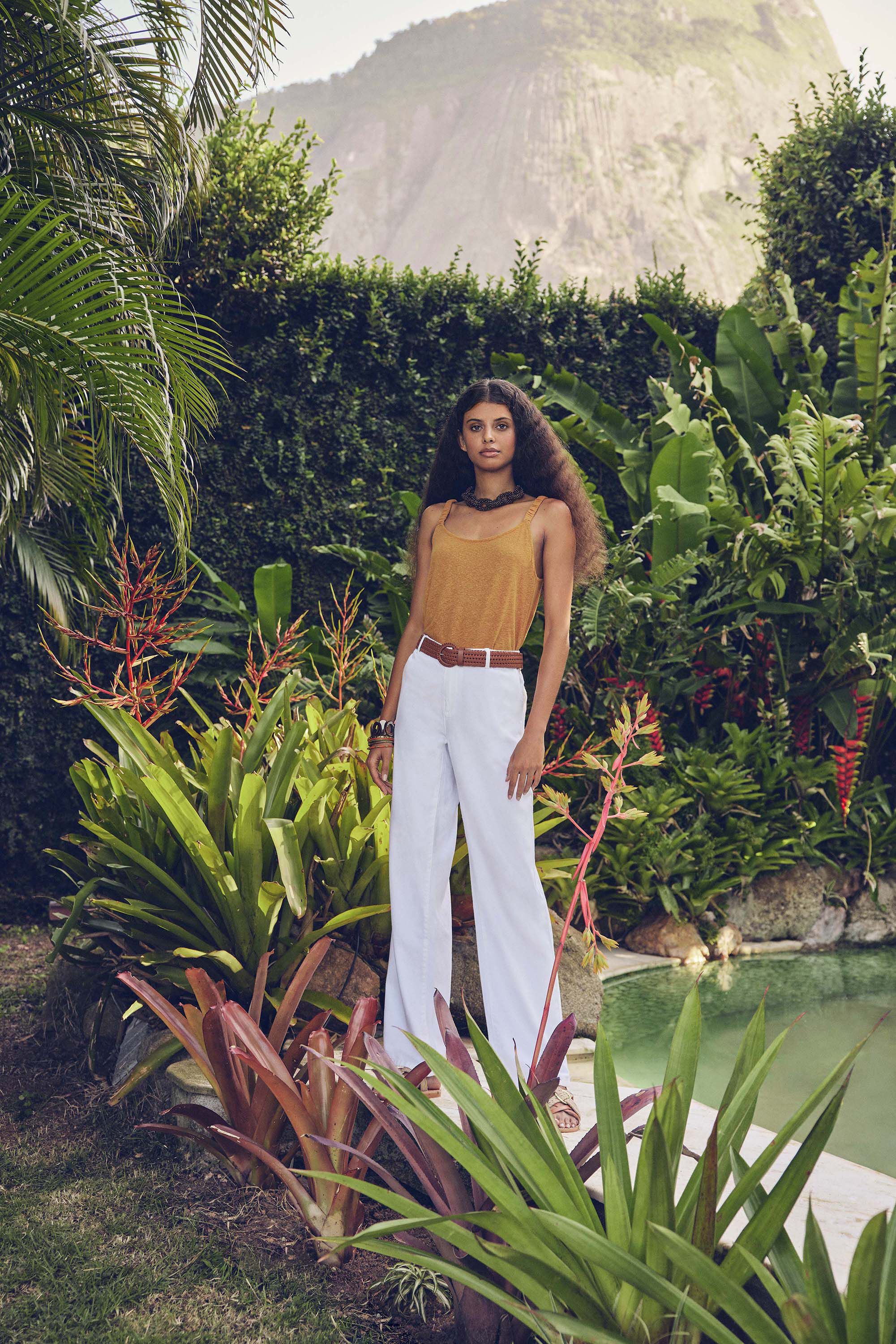 Pantalon large leana