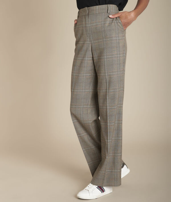 pantalon femme prince de galles