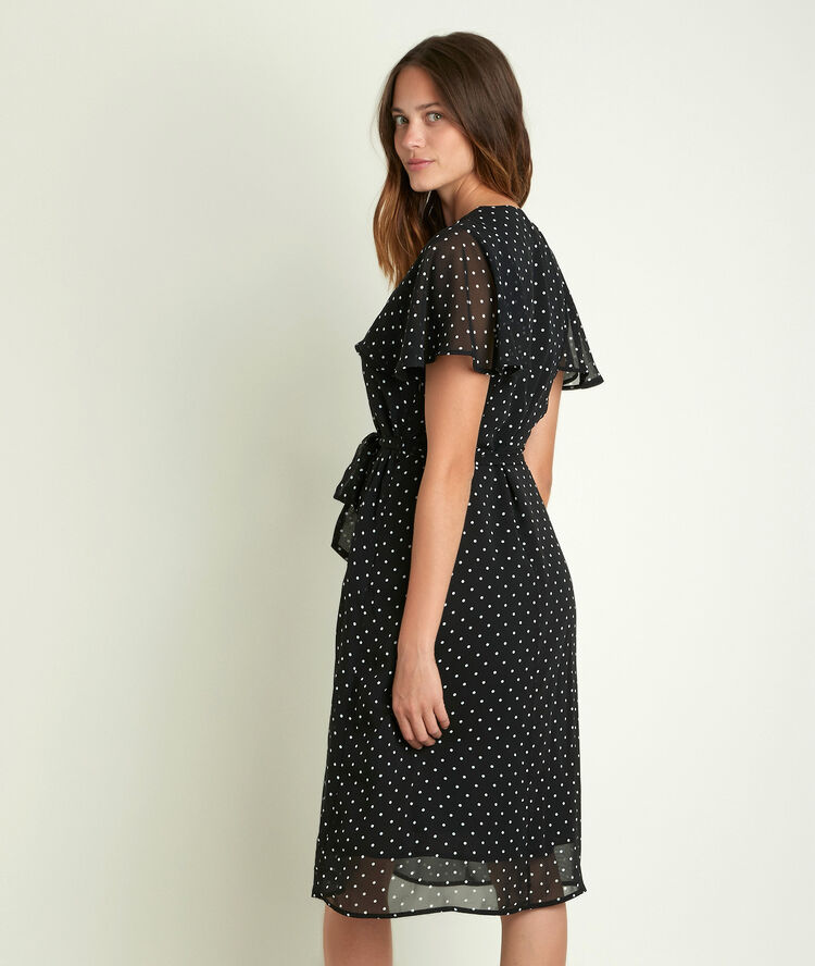 Robe midi à pois carima.