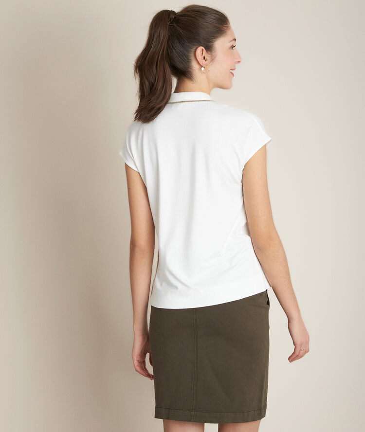 Polo blanc rush blanc.