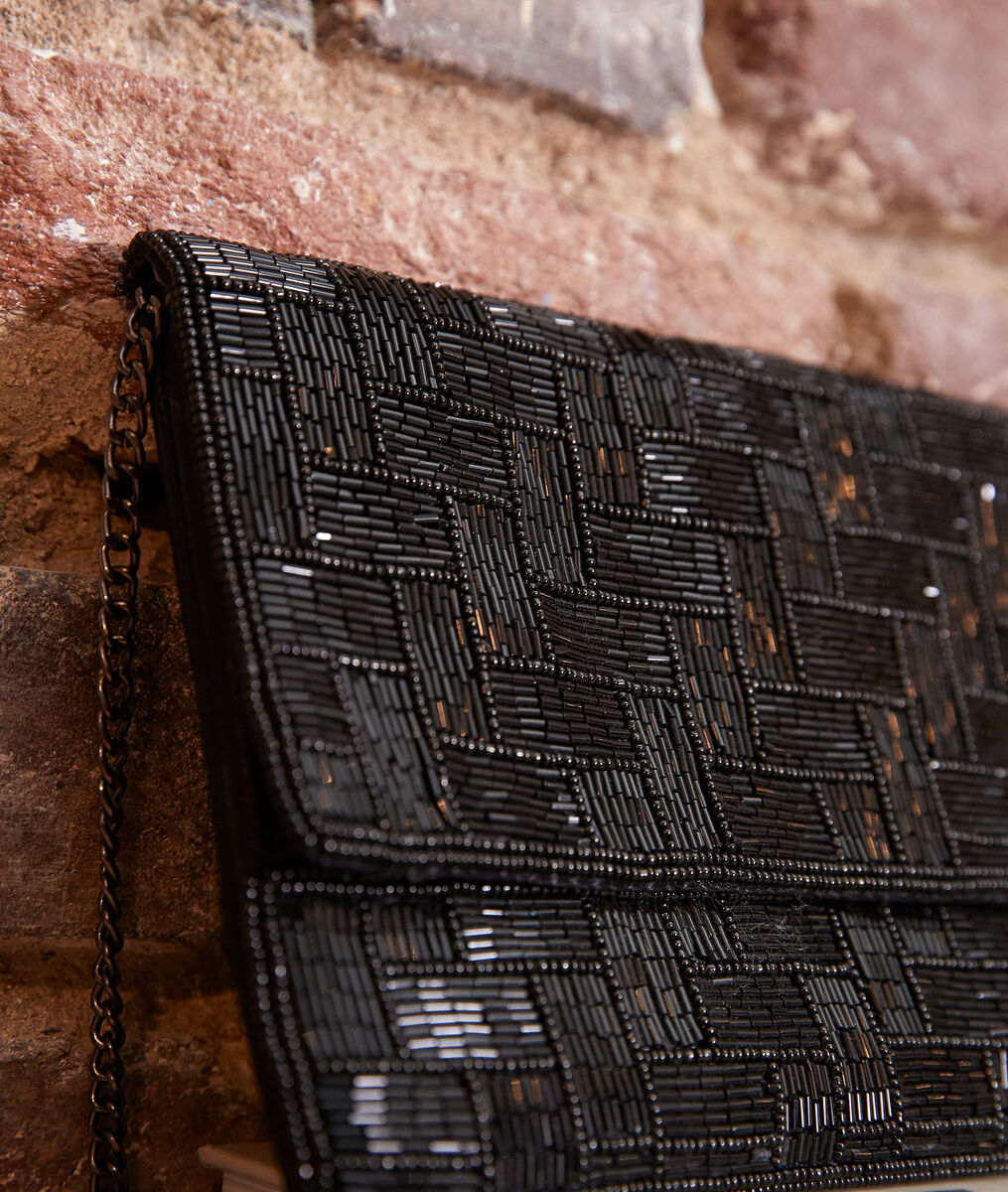 Pochette perlée noire helda | 1-2-3 Pochette perlée noire helda PhotoZ | 1-2-3