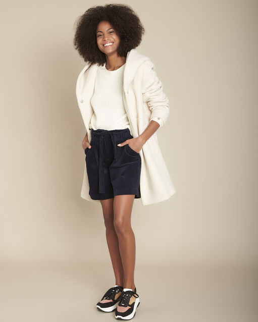 Short velours côtelé marine Ercol (2) - Maison 123