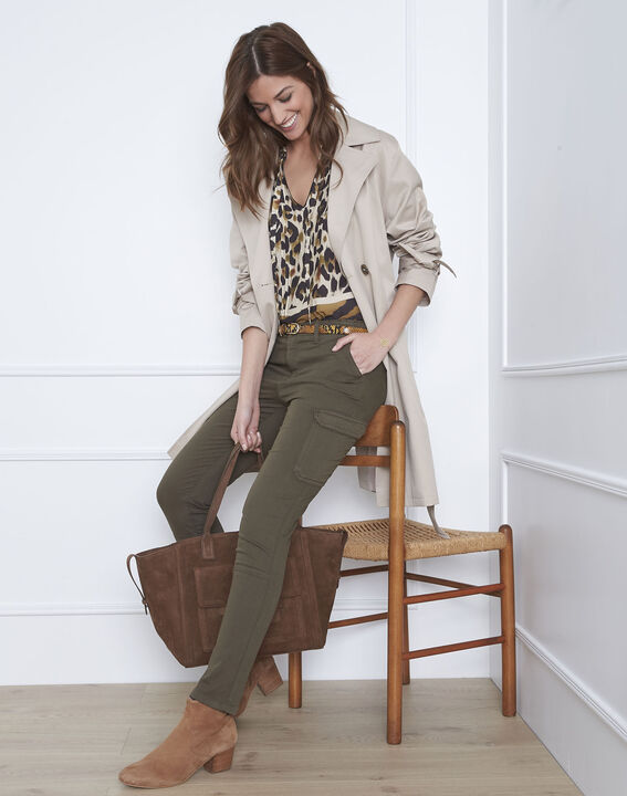 Blouse imprimé peau de bête Vivaldi | 1-2-3 Blouse imprimé peau de bête Vivaldi PhotoZ | 1-2-3