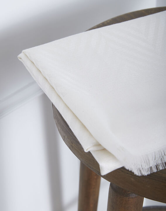 Foulard blanc irisé Osiris | 1-2-3 Foulard blanc irisé Osiris PhotoZ | 1-2-3