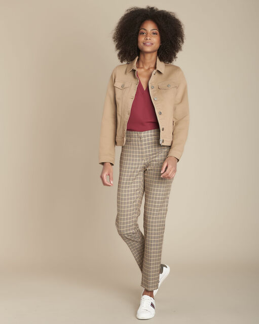 Pantalon cigarette à carreaux Valero (2) - Maison 123