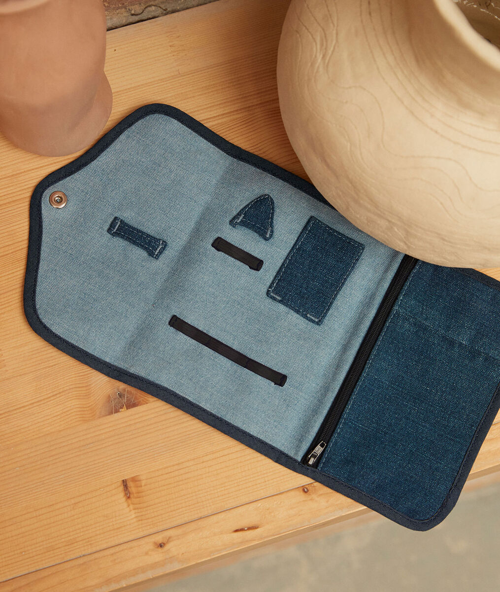 Kit couture en denim eco-responsable | 1-2-3 Kit couture en denim eco-responsable PhotoZ | 1-2-3