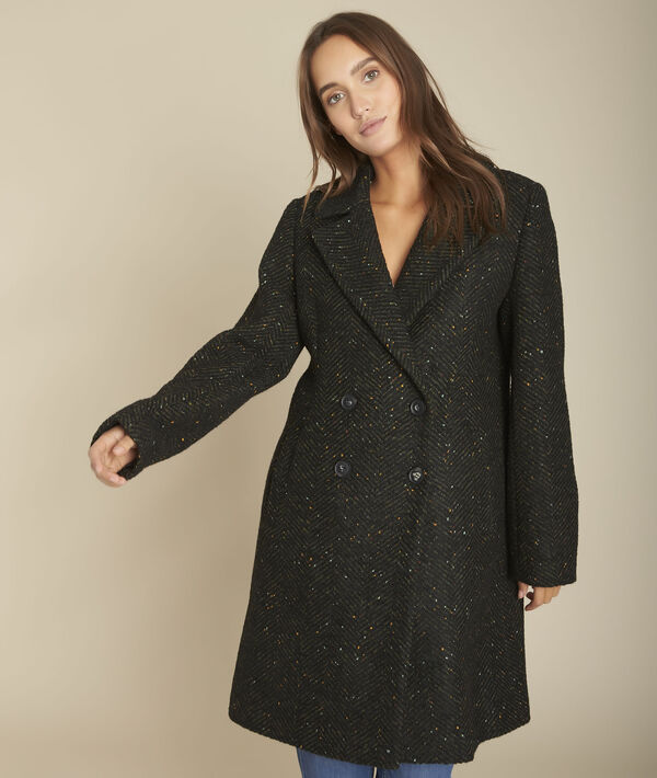 Manteau en laine cyprès Teddy | 1-2-3 Manteau en laine cyprès Teddy PhotoZ | 1-2-3