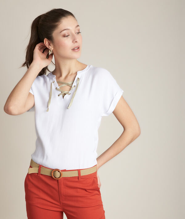 Tee-shirt blanc Reeme | 1-2-3 Tee-shirt blanc Reeme PhotoZ | 1-2-3