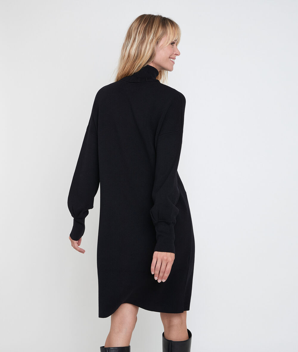 Robe en maille radya noir.
