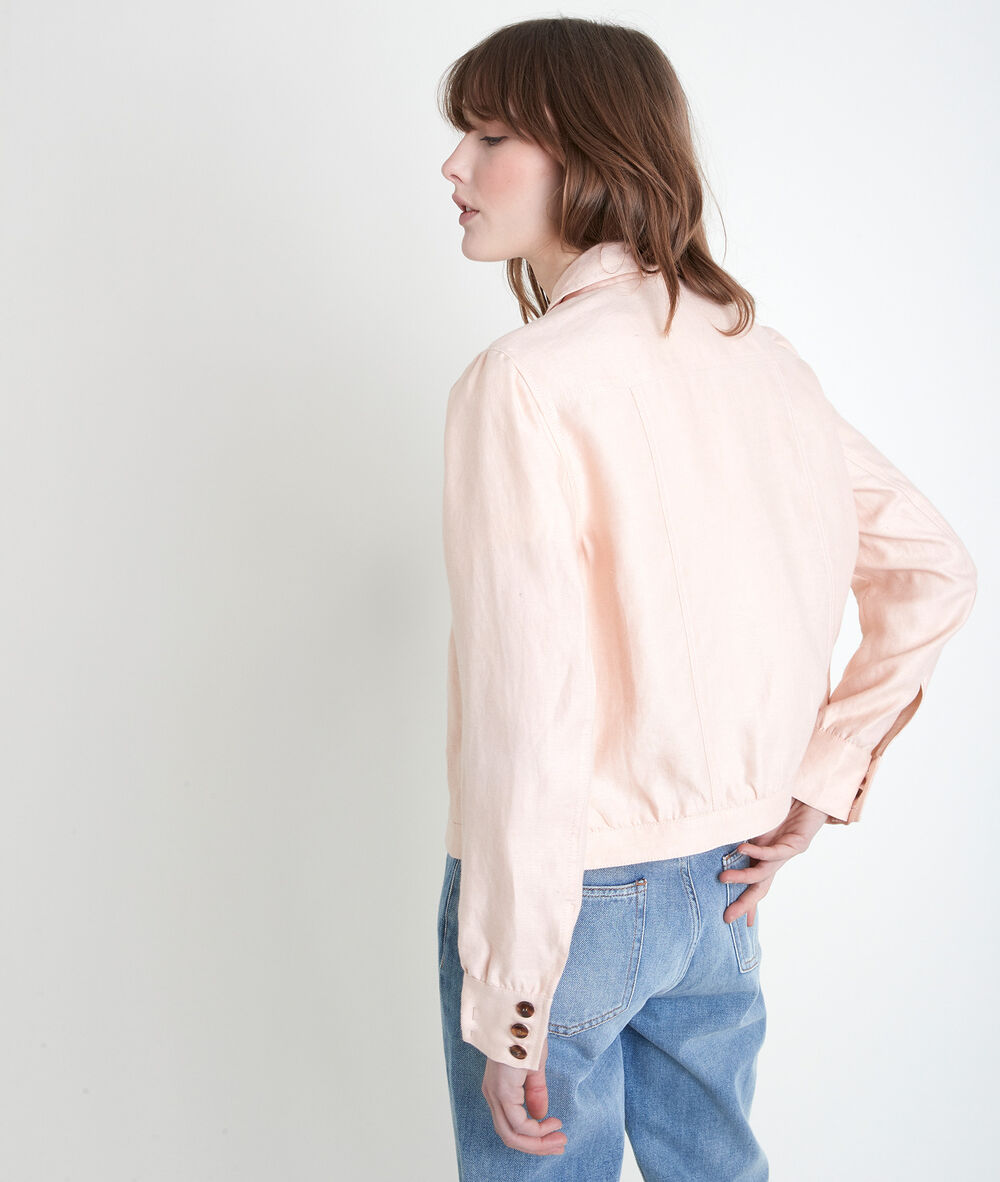 Veste en lin pêche passion peche.