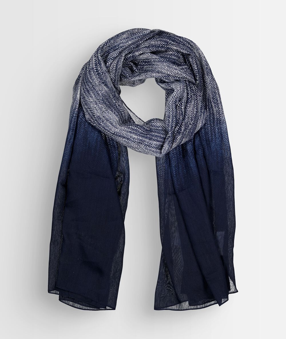 Foulard imprimé callie marine.