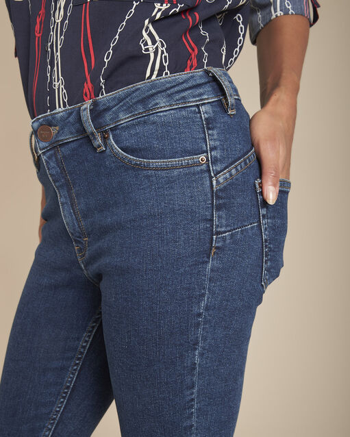 L'audacieux skinny brut sally indigo fonce.