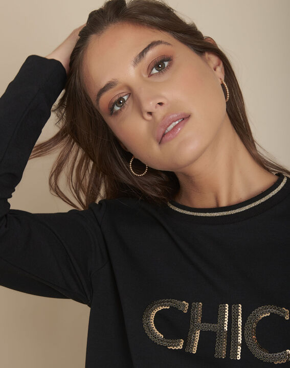 Sweat brodé Céleste | 1-2-3 Sweat brodé Céleste PhotoZ | 1-2-3
