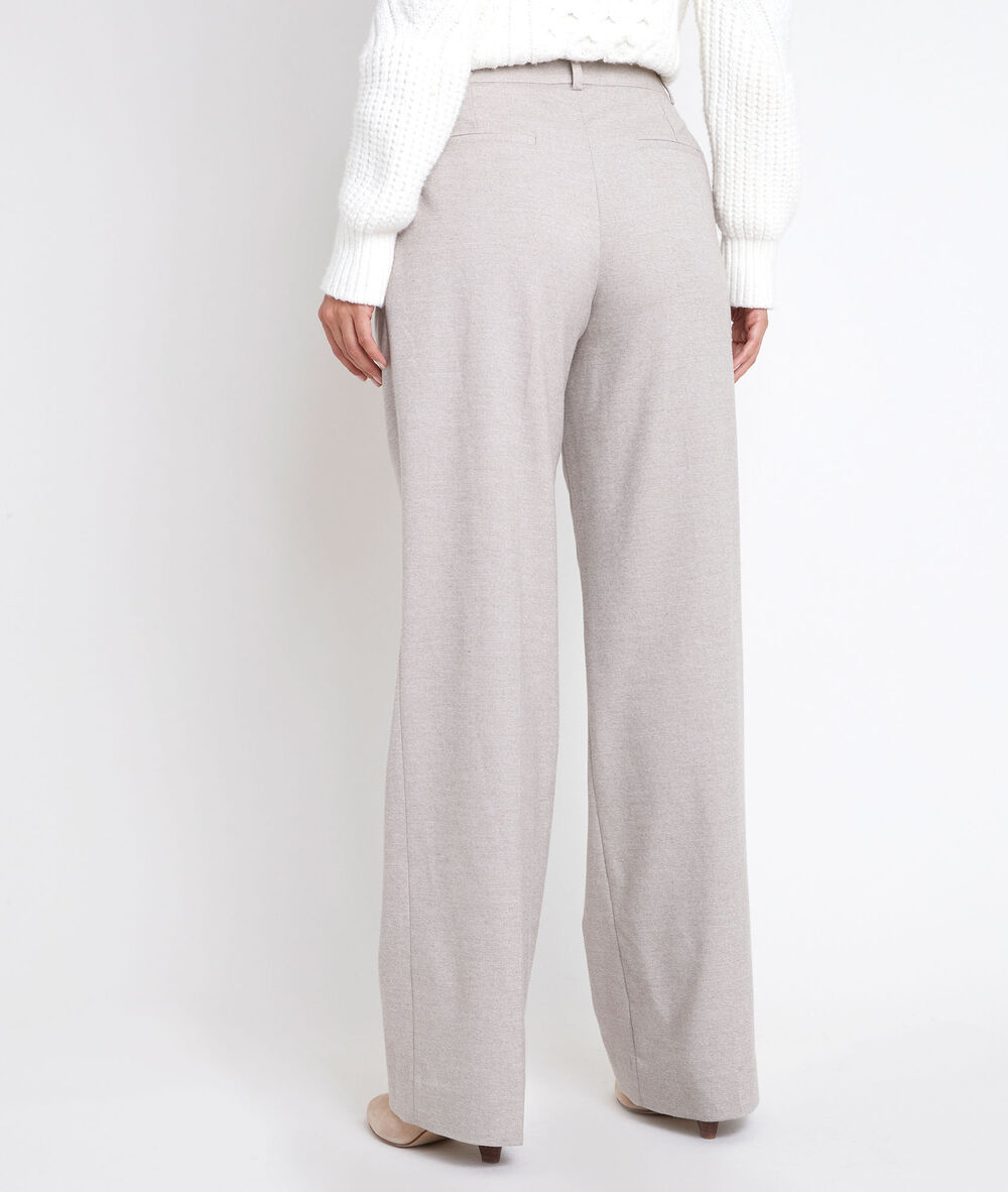 Pantalon large à pinces beige marcel beige.