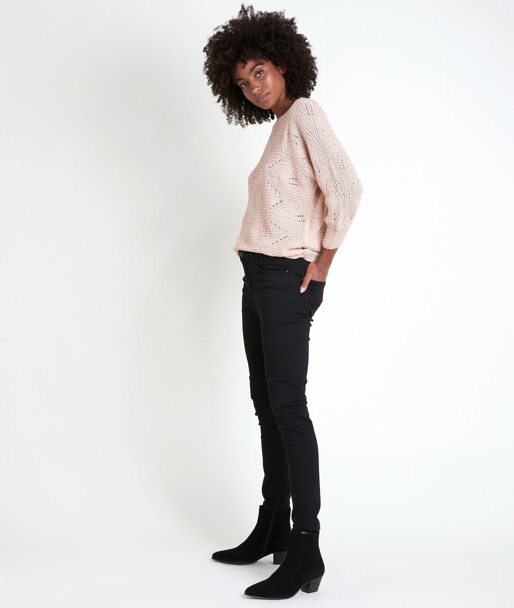 Pull ajouré rose Amy | 1-2-3 Pull ajouré rose Amy PhotoZ | 1-2-3