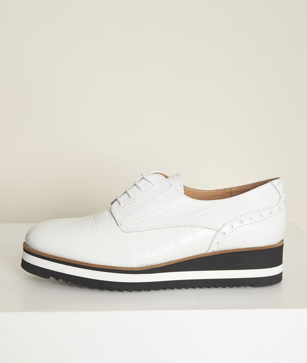 Derbies blanches compensées Naelle | 1-2-3 Derbies blanches compensées Naelle PhotoZ | 1-2-3