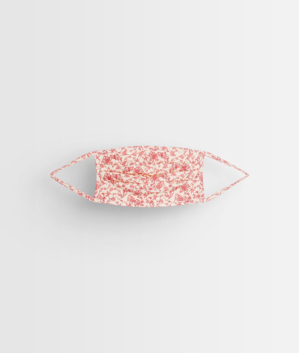 Masque barrière imprimé toile de jouy dragee.