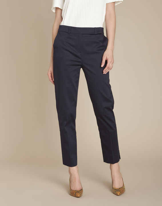 Pantalon marine cigarette Rubis | 1-2-3 Pantalon marine cigarette Rubis PhotoZ | 1-2-3
