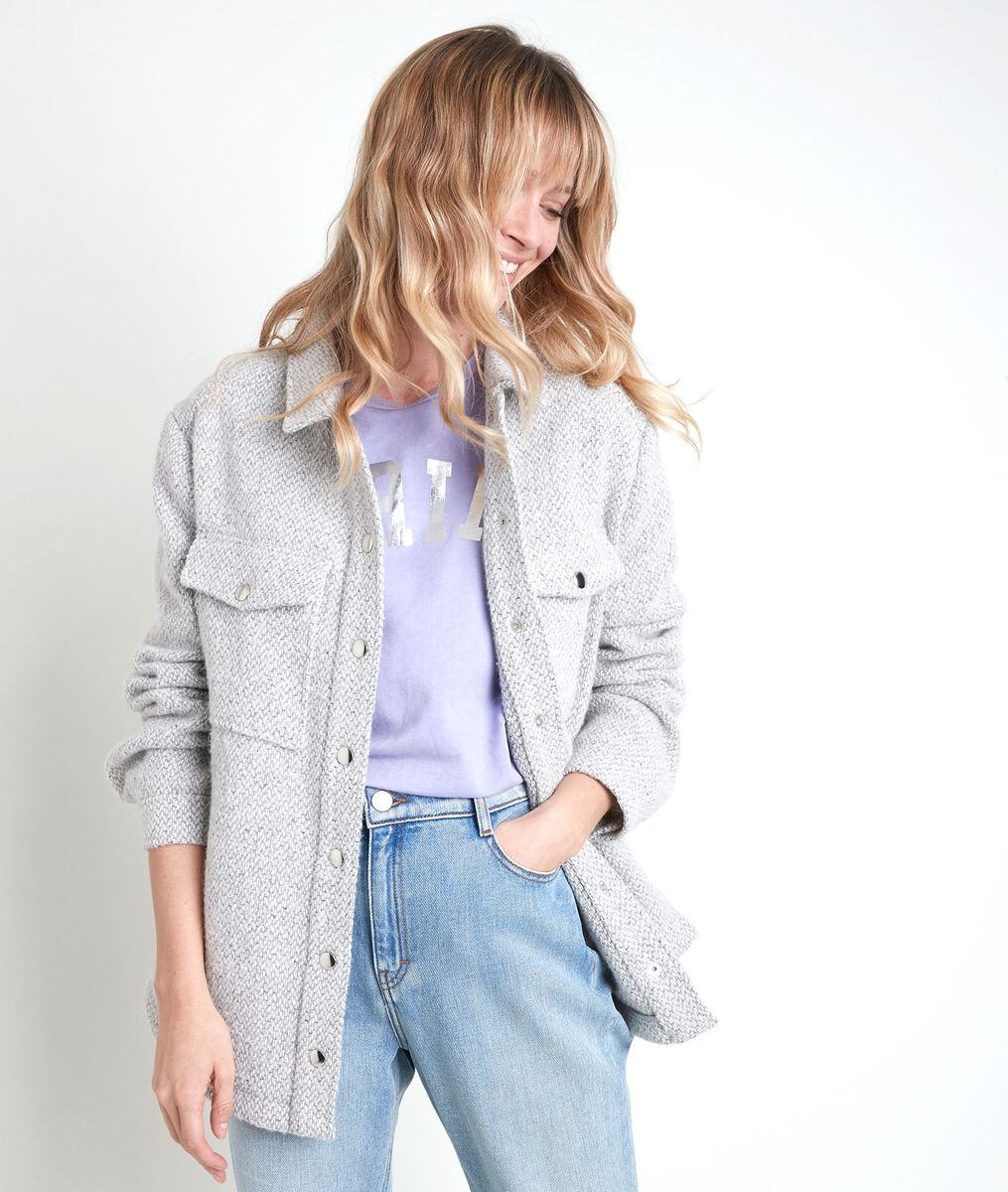 Manteau laine fantaisie Jennifer | 1-2-3 Manteau laine fantaisie Jennifer PhotoZ | 1-2-3