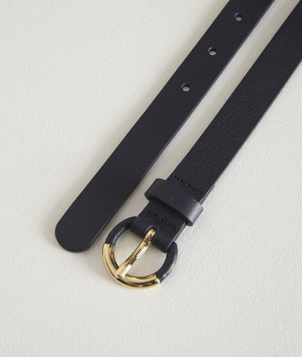 Ceinture en cuir marine Pilar | 1-2-3 Ceinture en cuir marine Pilar PhotoZ | 1-2-3