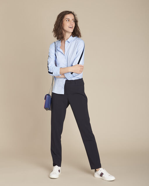 Chemise oxford mickaela bleu ciel.