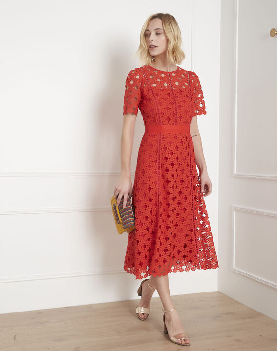 Robe rouge en dentelle Heaven | 1-2-3 Robe rouge en dentelle Heaven PhotoZ | 1-2-3