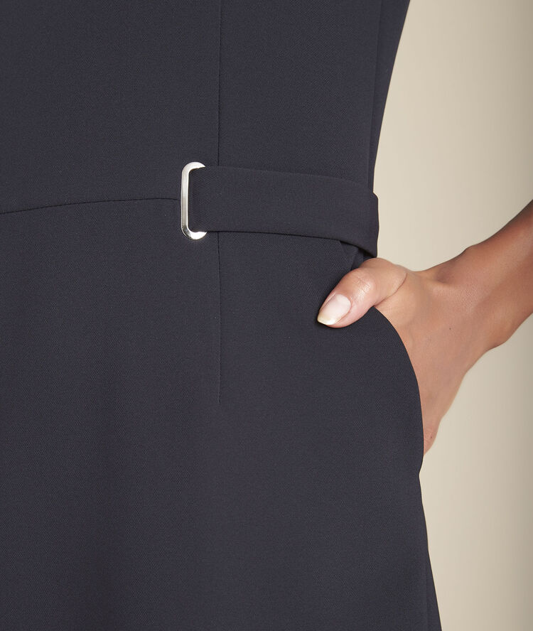 Robe droite marine idem marine.