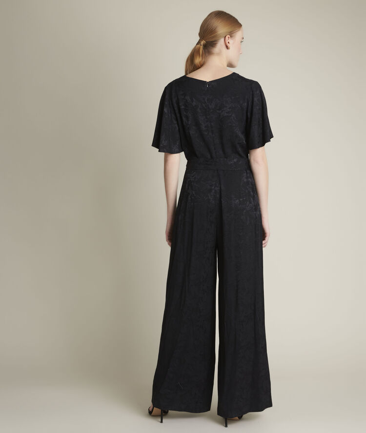 Combinaison jacquard rollande noir.