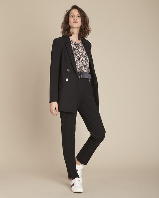 Tee-shirt imprim&eacute; peau de b&ecirc;te charlie ecru.