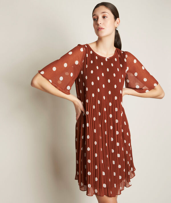 Robe plissée à pois Coralia | 1-2-3 Robe plissée à pois Coralia PhotoZ | 1-2-3