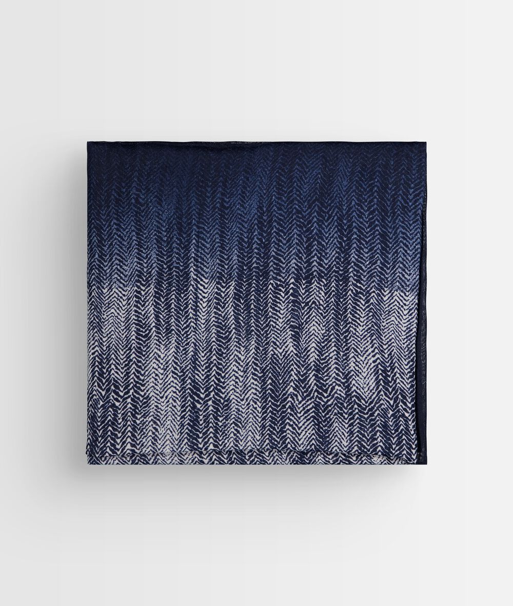 Foulard imprimé callie marine.