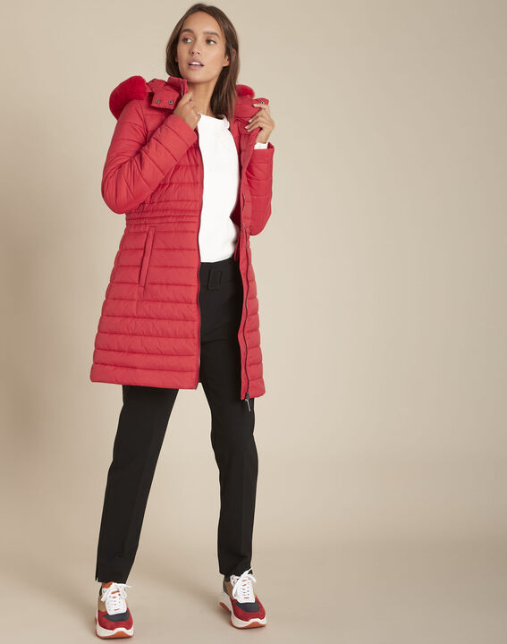 Doudoune longue rouge Leila | 1-2-3 Doudoune longue rouge Leila PhotoZ | 1-2-3