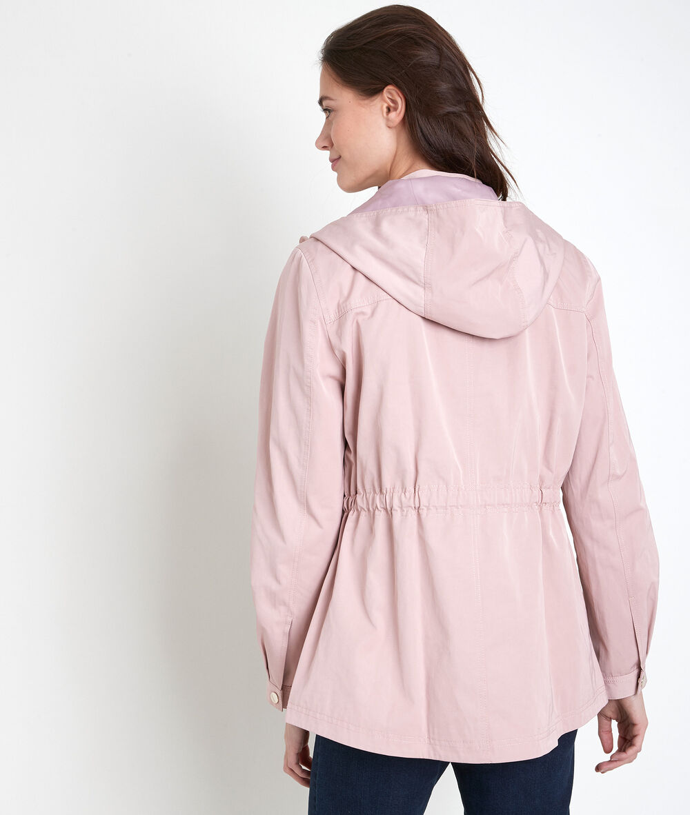 Matte parka met kap nahia poudre.