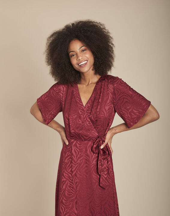 Robe cache-cœur en jacquard Roda | 1-2-3 Robe cache-cœur en jacquard Roda PhotoZ | 1-2-3