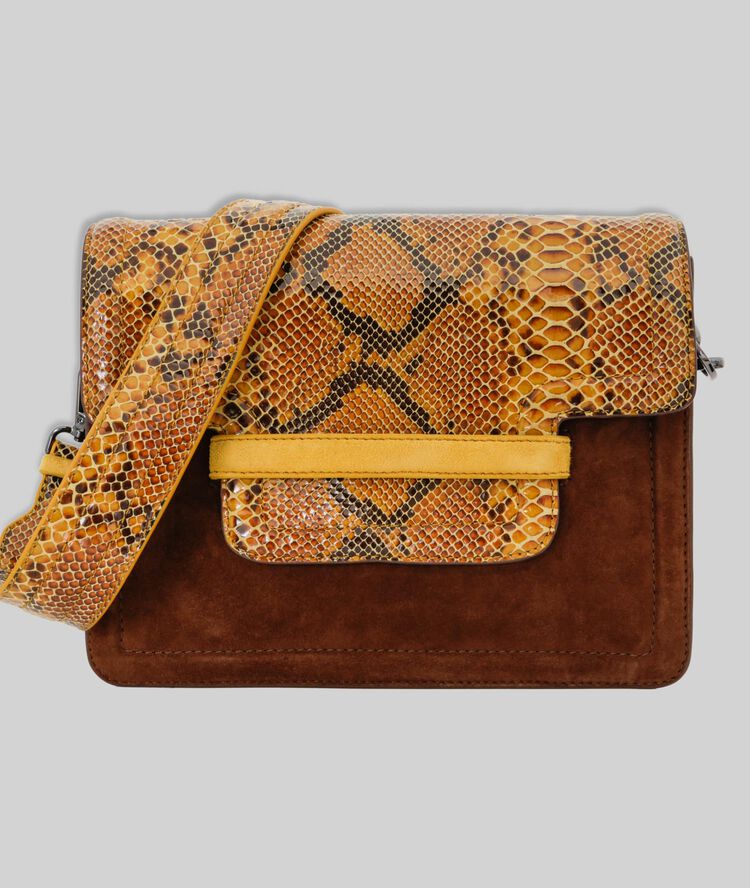 Le 123 en cuir python soleil.
