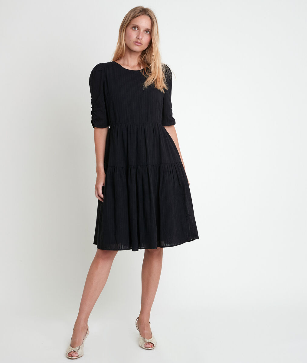 Ausgestelltes Kleid schwarz Lorene | 1-2-3 Ausgestelltes Kleid schwarz Lorene PhotoZ | 1-2-3