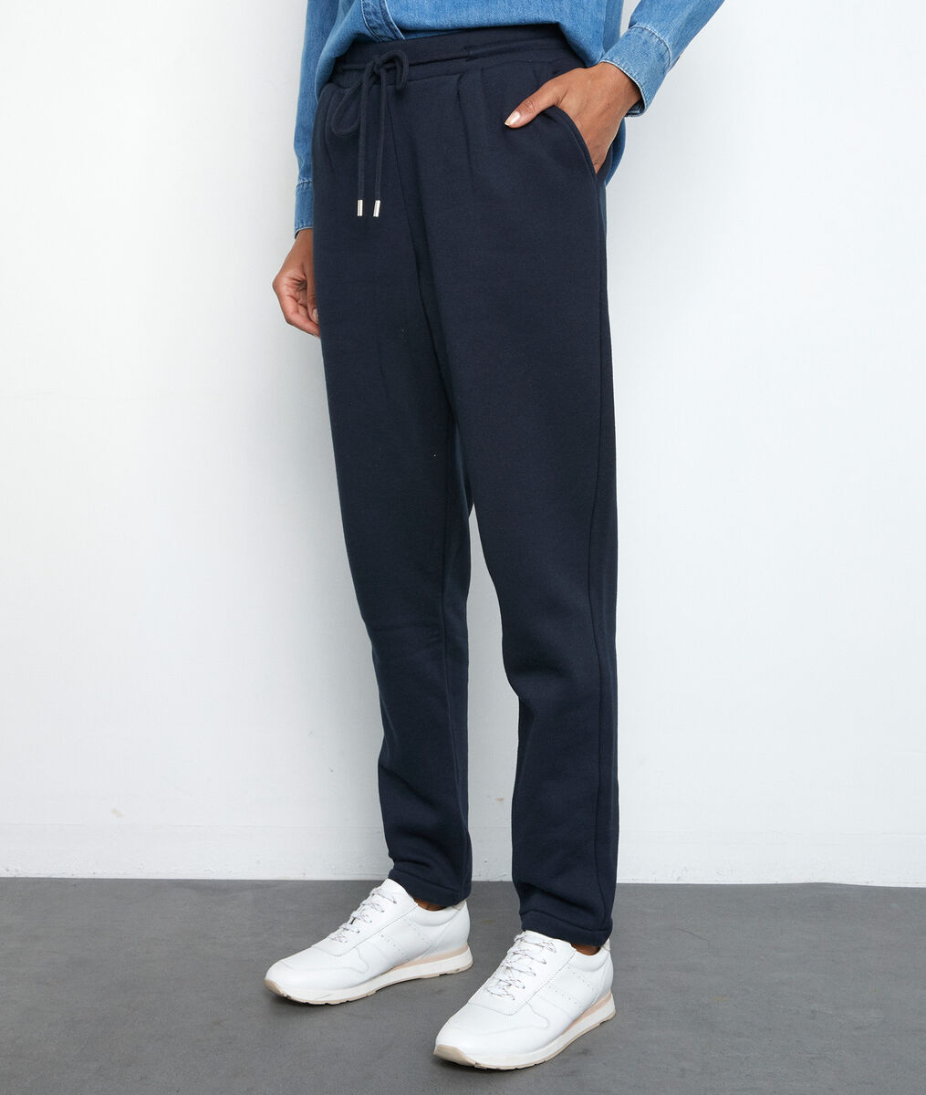Marineblauwe molton broek Everest | 1-2-3 Marineblauwe molton broek Everest PhotoZ | 1-2-3
