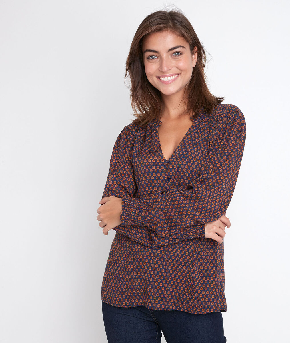 Blouse imprimée Jamie | 1-2-3 Blouse imprimée Jamie PhotoZ | 1-2-3